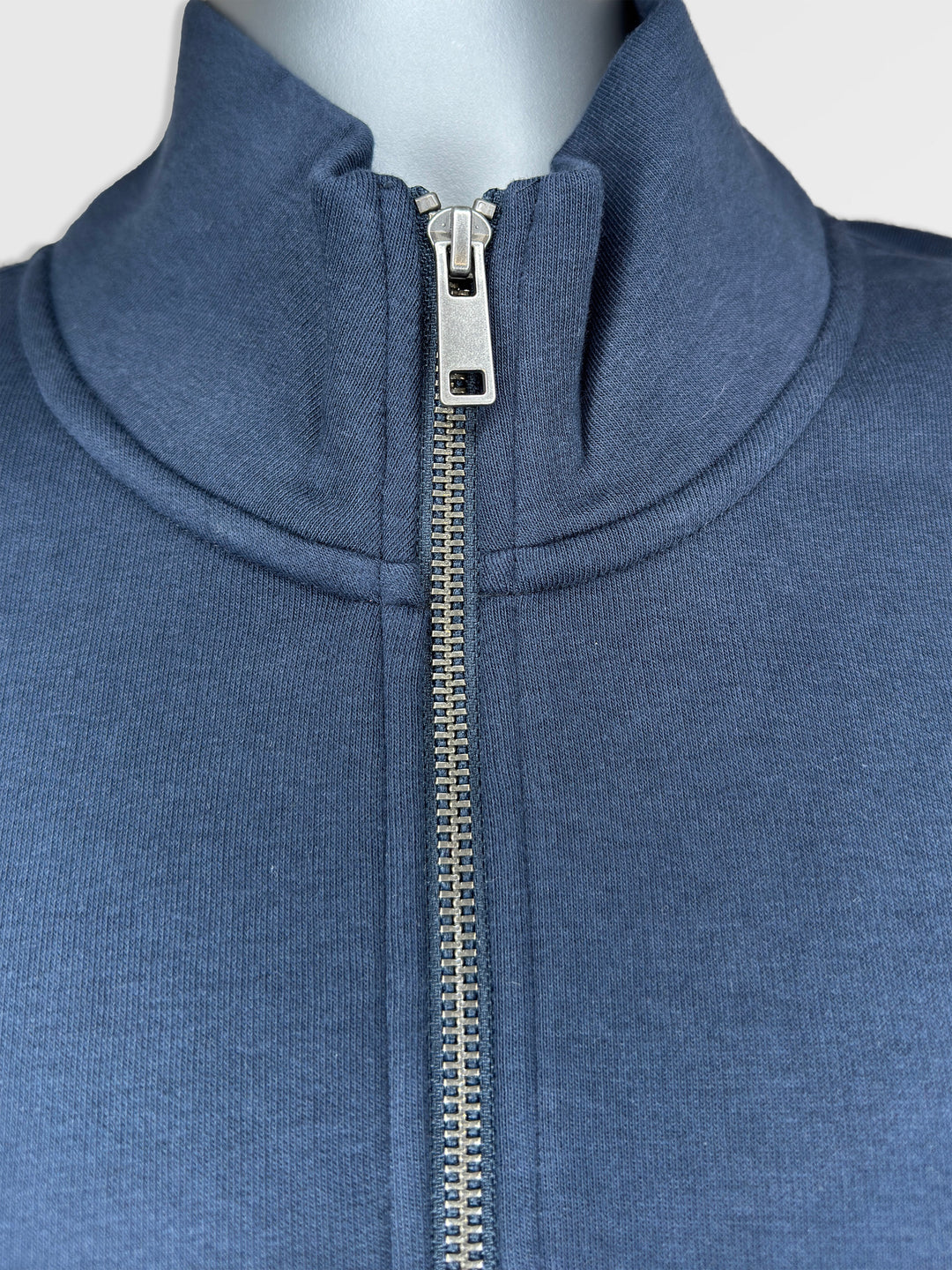 Minimal Quarter Zip Sweatshirt