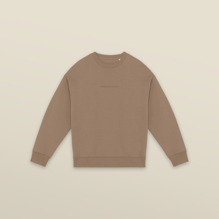 Minimal Monotone Oversized Sweatshirt - Hook & Flanker